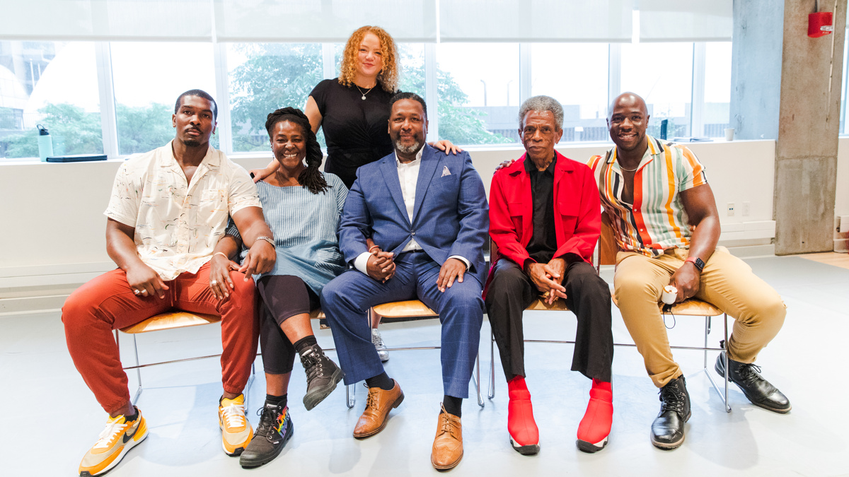 Death of a Salesman - Khris Davis - Sharon D Clarke - Wendell Pierce - Andre De Shields - McKinley Belcher -  Miranda Cromwell - Photo Marc J. Franklin